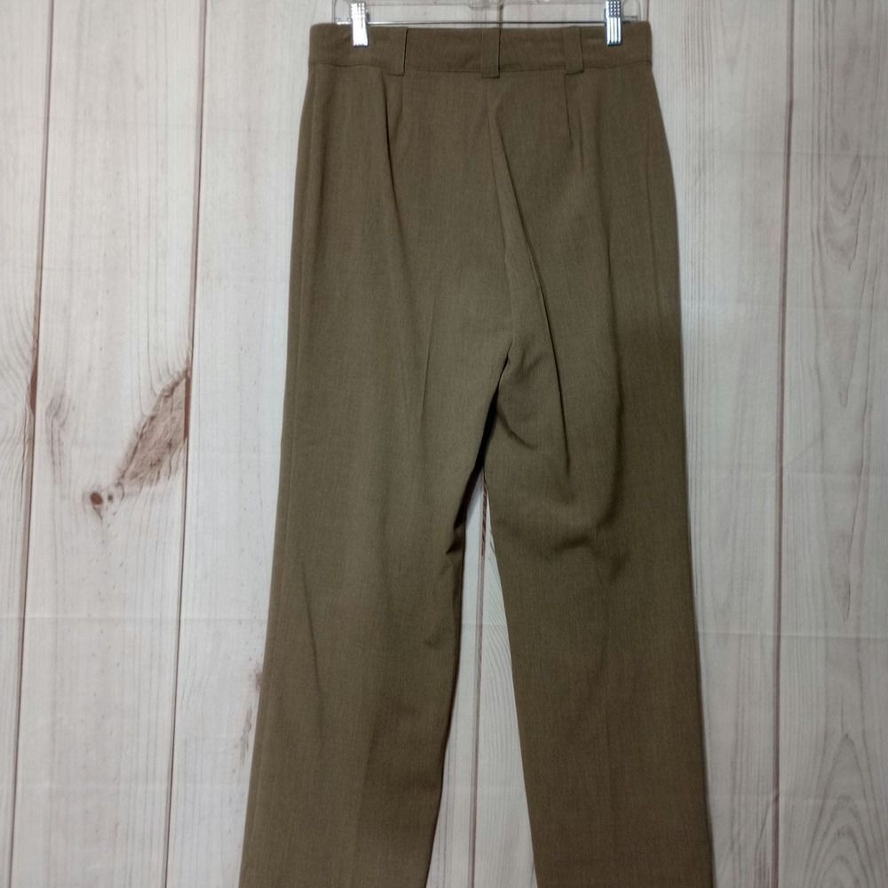 Dressbarn Petite 8P Taupe Brown Straight Leg Dress Pants Career Trousers RN19747 - Picture 2 of 6